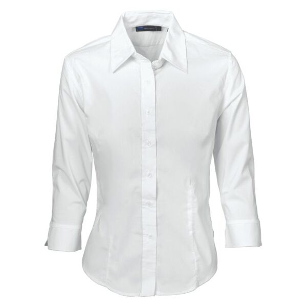 Womens Polyester Cotton Shirt 3/4 Sleeve Thumbnail