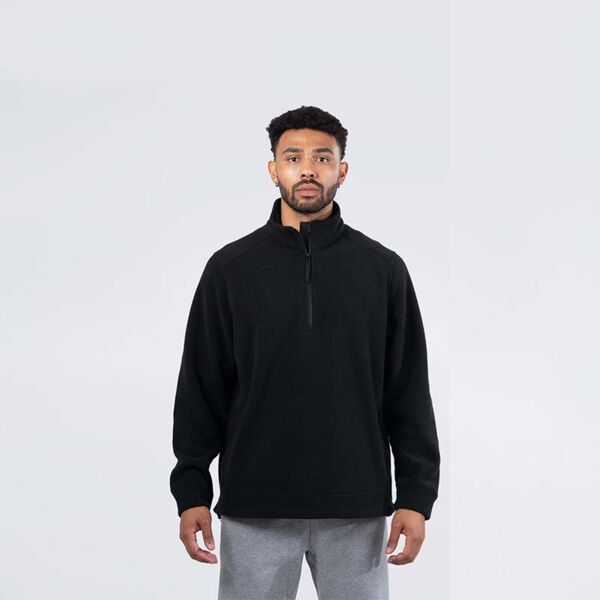 Mens Unisex Polar Fleece Half Zip Top 320gsm Thumbnail