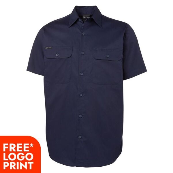 Mens Short Sleeve 150G Work Shirt Thumbnail